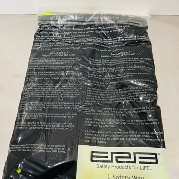 AWARE WEAR Reflective Safety Vest High Visibility XL ANSI Class 2 Limen S362 New - Picture 4 of 4